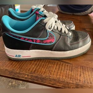 Men’s Size 9.5- Air Force Ones Miami Nights